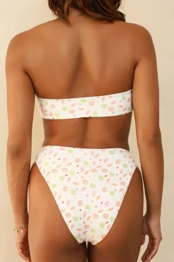 Sale Amalfi String Tie Bandeau Bikini Top Tops|Bandeau