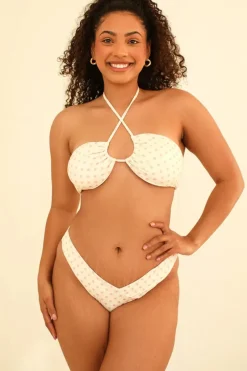 Best Amalfi String Tie Bandeau Bikini Top Tops|Bandeau