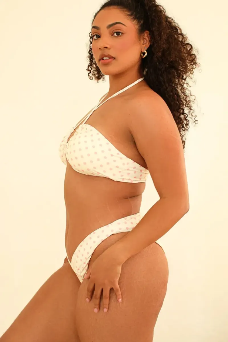 Best Amalfi String Tie Bandeau Bikini Top Tops|Bandeau