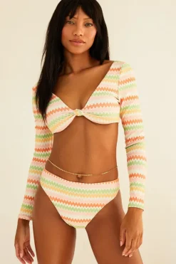 Sale Bianca Long Sleeve Bikini Top Tops|Triangle