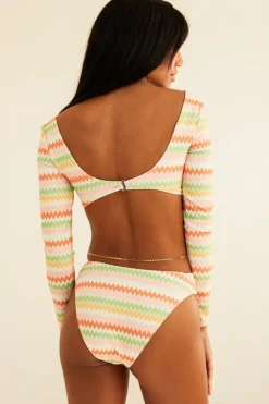 Sale Bianca Long Sleeve Bikini Top Tops|Triangle
