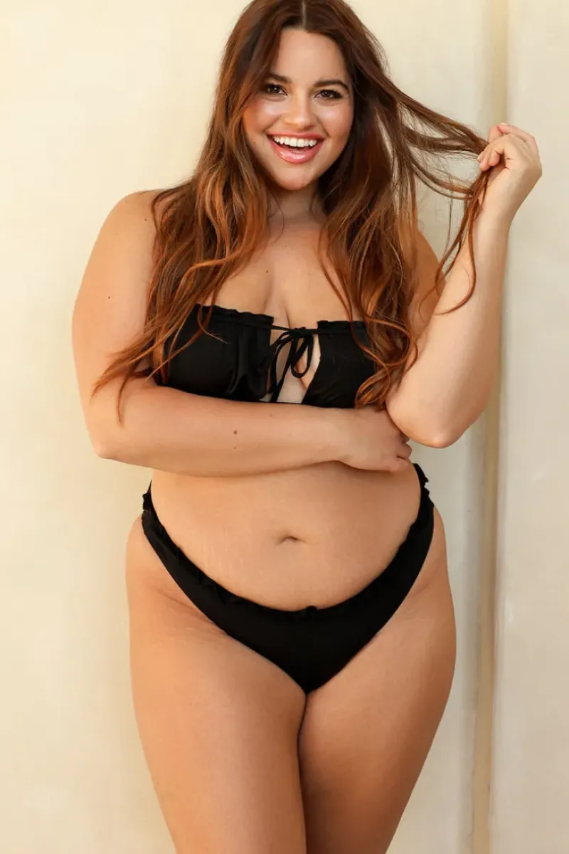 Clearance Black Bandeau Cheeky Set Bandeau|Sets