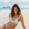 Online Bleached Aqua Bralette Cheeky Set Bralette|Sets