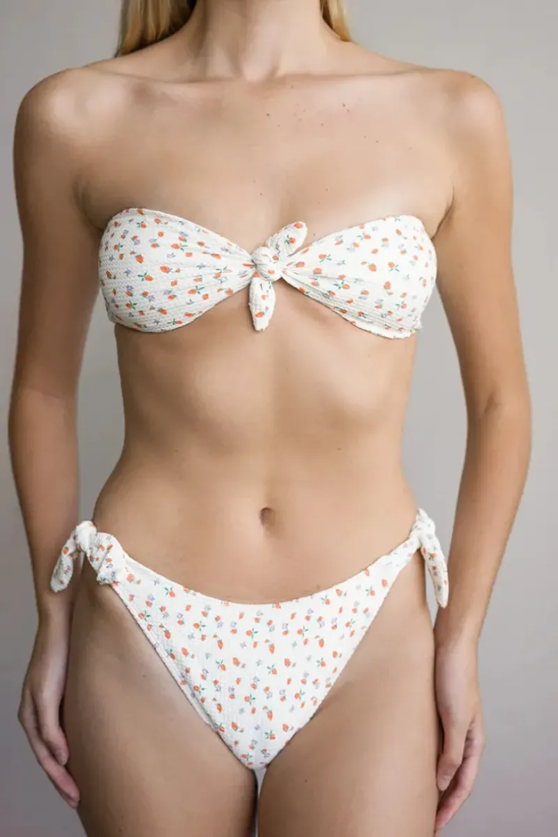 Sale Bunny Knotted Bandeau Bikini Top Tops|Bandeau