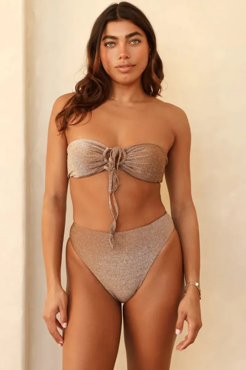 Outlet Cacao Bandeau Cheeky Set Bandeau|Sets