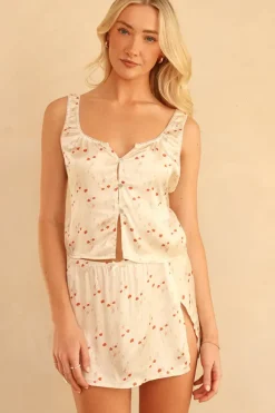 Sale Charmed Slit Mini Skirt Coverups|Clothing