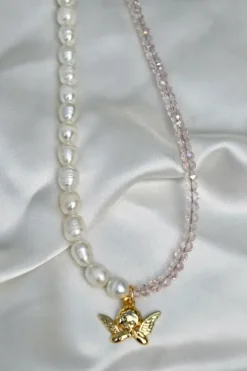 Sale Dreamsbaby Jewels x Dippin Daisys Gold Cherub Necklace Accessories