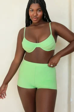 Discount Farrah Elastic Waist Booty Short Bottoms|Full