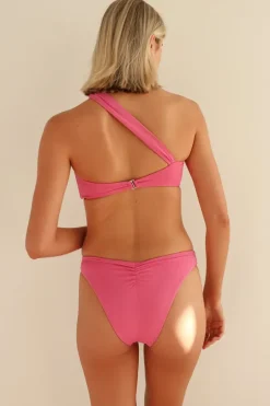 Sale Frankie Asymmetrical Bandeau Bikini Top Tops