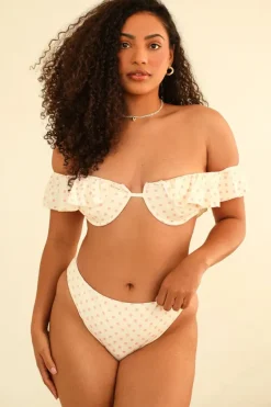 Hot Kate Off-Shoulder Underwire Bikini Top Tops|Underwire
