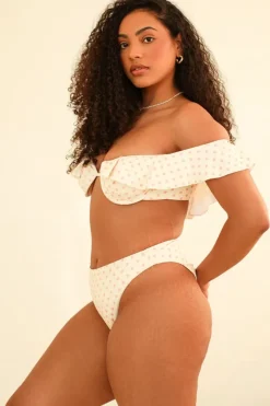 Hot Kate Off-Shoulder Underwire Bikini Top Tops|Underwire
