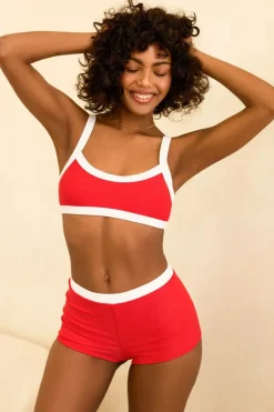 Hot Kelly Bandeau Bikini Top Scoop Neck|Tops