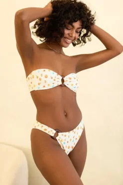 Fashion Lotus Bandeau Bikini Top Tops|Bandeau