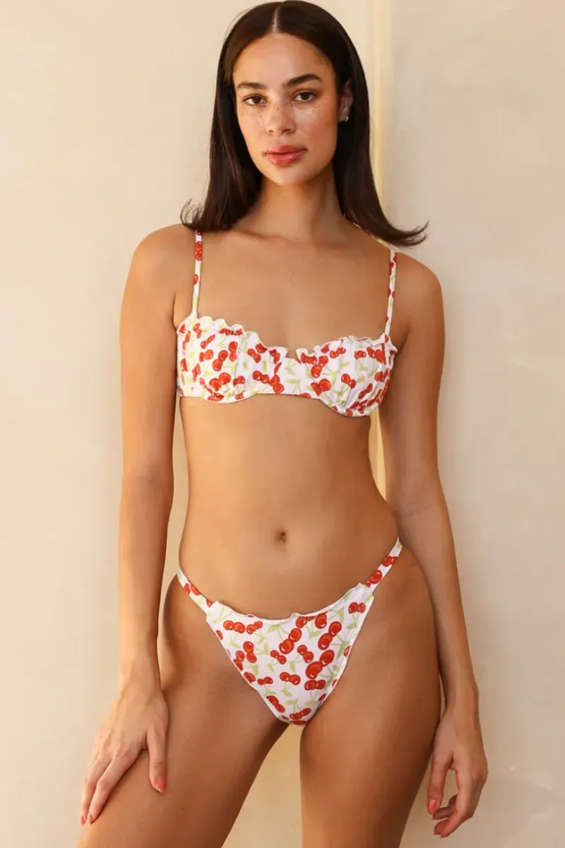New Lucca Cheeky Bikini Bottom Bottoms|Super Cheeky