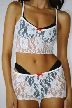Fashion Naomi See Through Lace Top Coverups|Clothing