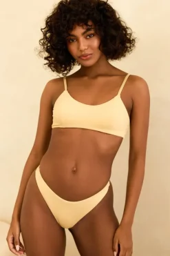 Clearance Seaport High Cut Thong Bikini Bottom Bottoms|Thong