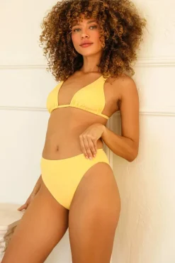 Best Seashore Cheeky High Waisted Bikini Bottom Bottoms|Cheeky