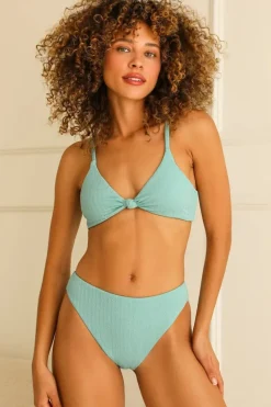 New Seashore High Waist Cheeky Bikini Bottom Bottoms|Cheeky
