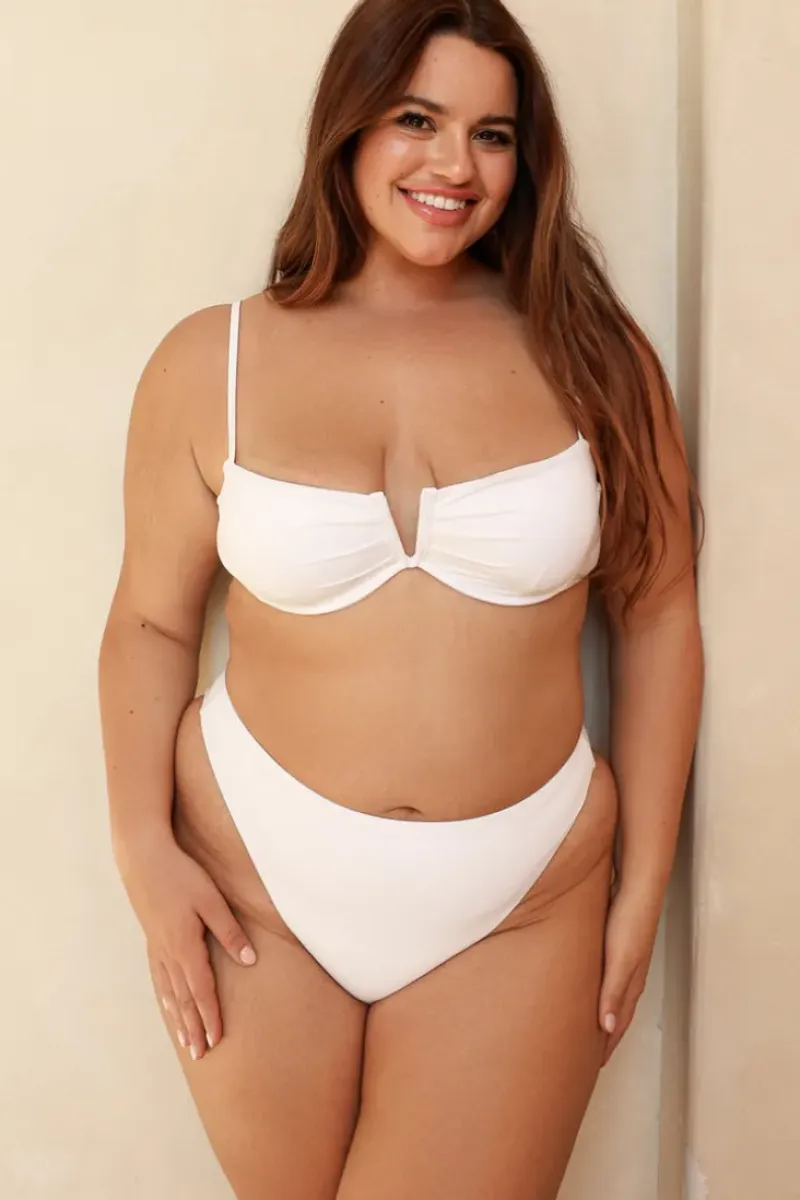 Clearance Seashore High Waist Cheeky Bikini Bottom Bottoms|Cheeky