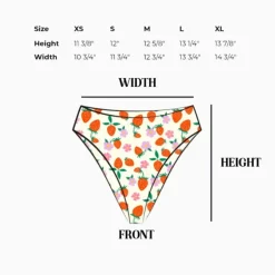 Hot Seashore High Waist Cheeky Bikini Bottom Bottoms|Cheeky