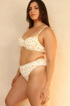 Hot Seashore High Waist Cheeky Bikini Bottom Bottoms|Cheeky