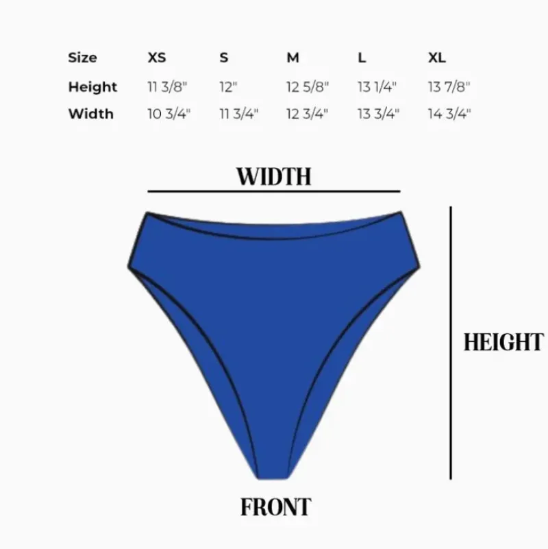 Discount Seashore High Waist Cheeky Bikini Bottom Bottoms|Cheeky