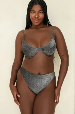 New Sparkle Black Underwire Cheeky Set Underwire|Sets