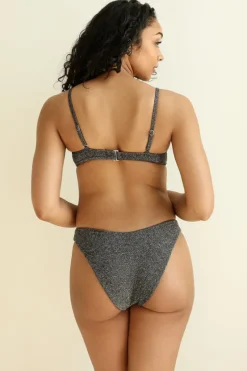 Best Sparkle Black Underwire Seashore Cheeky Set Underwire|Sets
