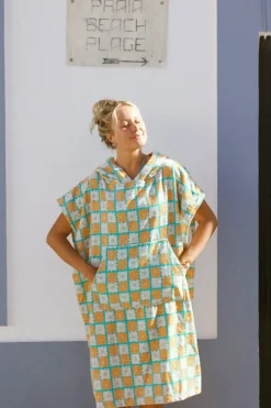 Outlet Surf Sleeveless Oversized Poncho Clothing