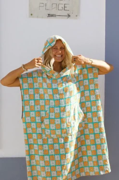 Outlet Surf Sleeveless Oversized Poncho Clothing