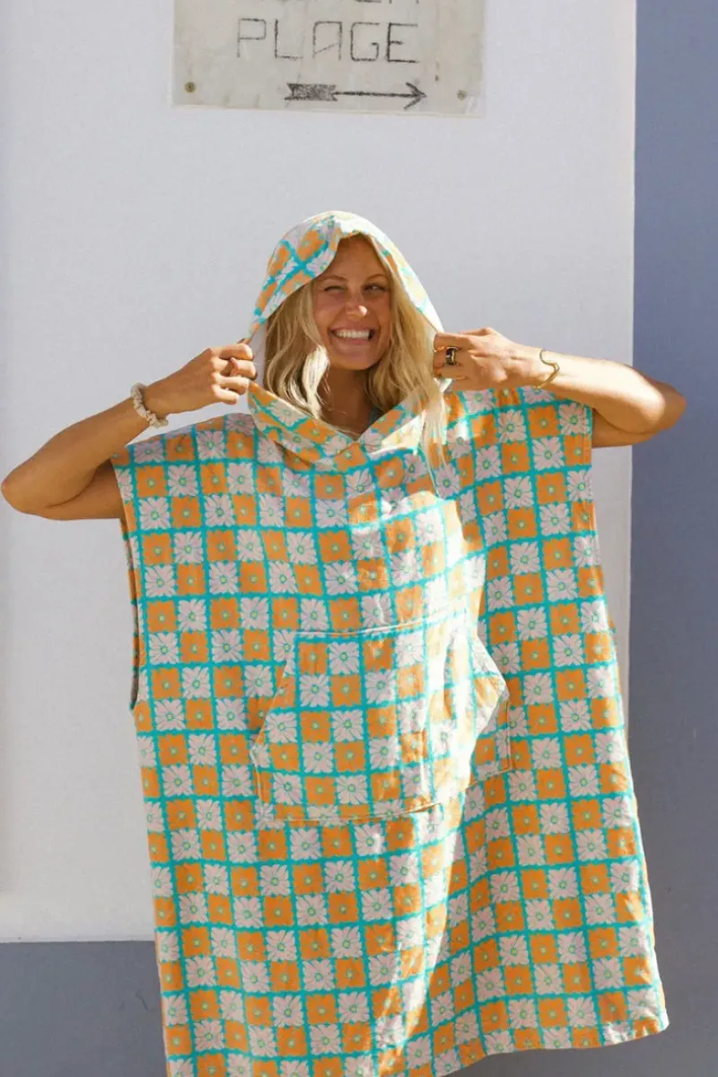 Outlet Surf Sleeveless Oversized Poncho Clothing