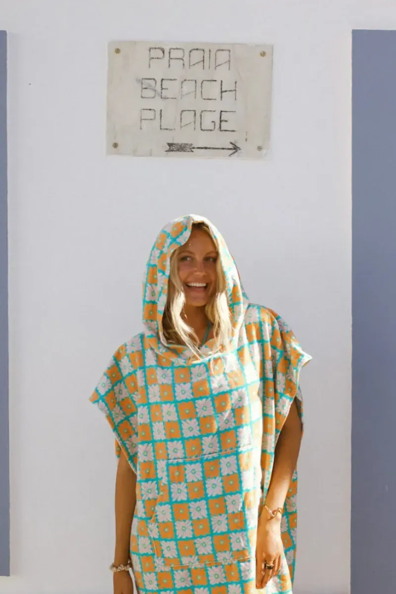 Outlet Surf Sleeveless Oversized Poncho Clothing