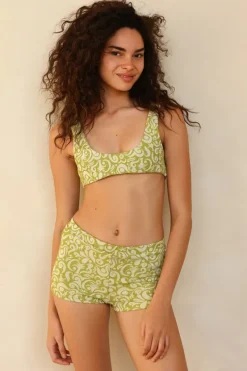 Fashion Twin Fin Matcha Bralette Full Set Bralette|Sets