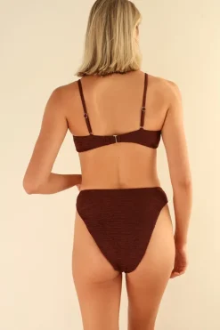 New Zen Knotted Triangle Bikini Top Tops|Triangle