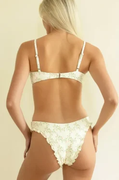 New Zen Knotted Triangle Bikini Top Tops|Triangle