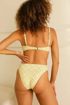 Online Zen Knotted Triangle Bikini Top Tops|Triangle